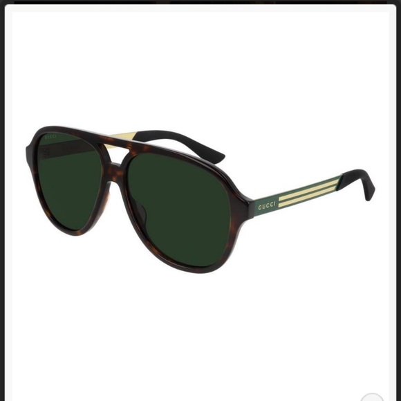 Gucci GG0688S 003 Aviator Sunglasses - Picture 1 of 12